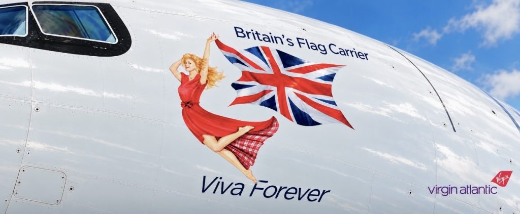 Virgin Atlantic Viva Forever.